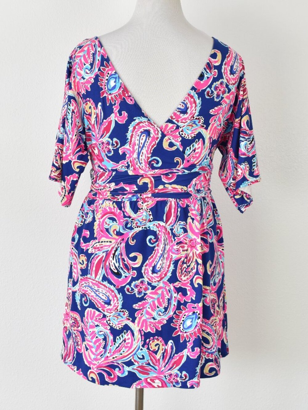 Lilly Pulitzer Parigi Boat Neck Romper Flitting About - M - Picture 7 of 10